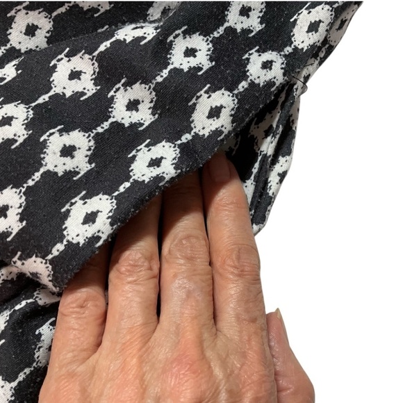 SUZANNE BETRO Poly Spandex Empire Waist Maxi Dress Dolman Sleeves US Sz XL - Picture 7 of 9